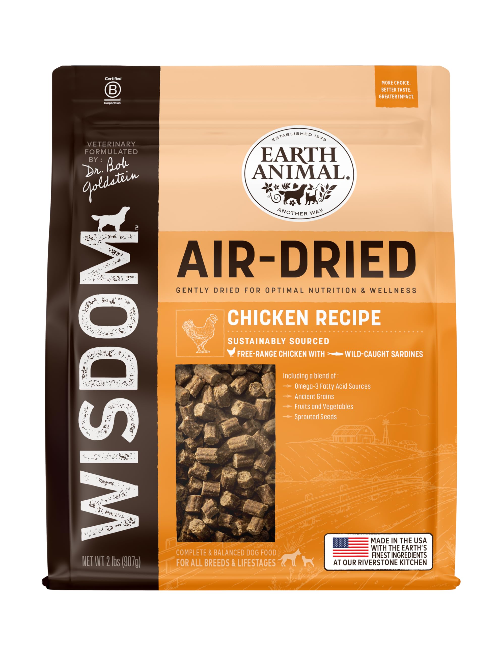 Earth Animal Wisdom Air Dried Dog Food